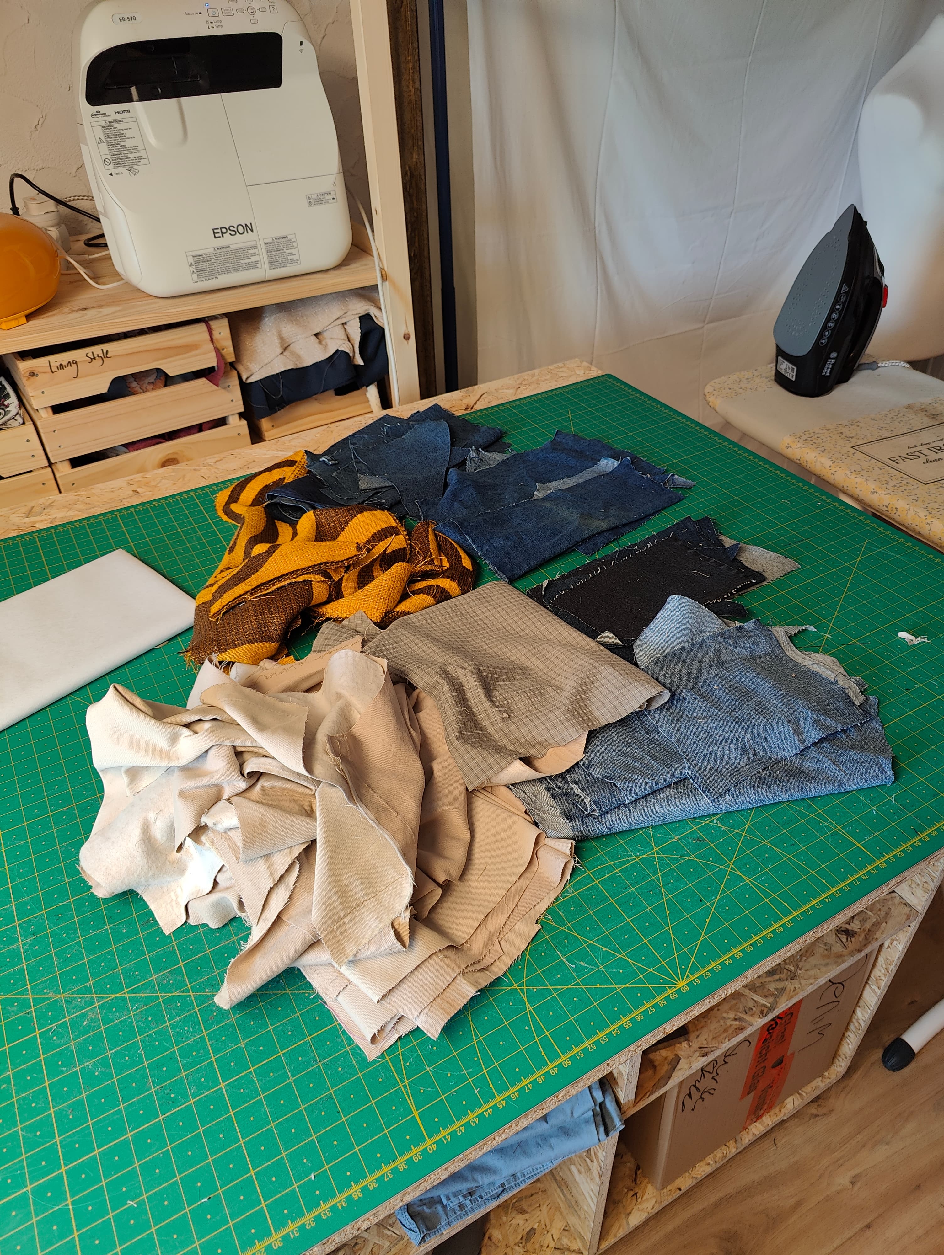 Reclaimed materials in the Swirski Studio